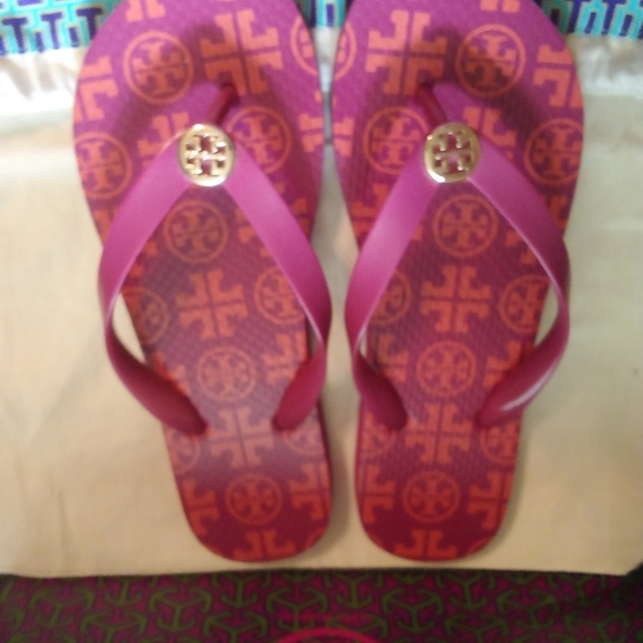 Tory Burch flip flops (Authentic) New - Picture 5 of 6